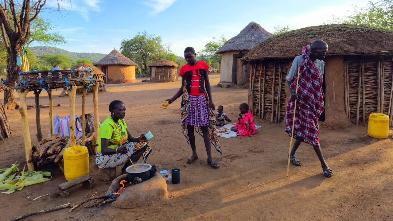 Everyday life in a rural village